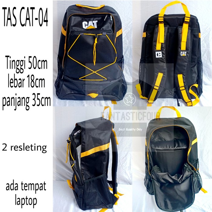 Tas Ransel Caterpillar CAT Kuning - Kuning