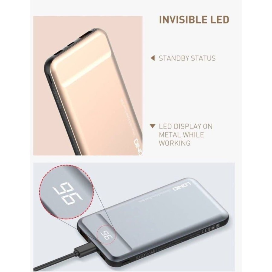 LDNIO PQ1015 PD QC3.0 PowerBank Ldnio 10000mah original