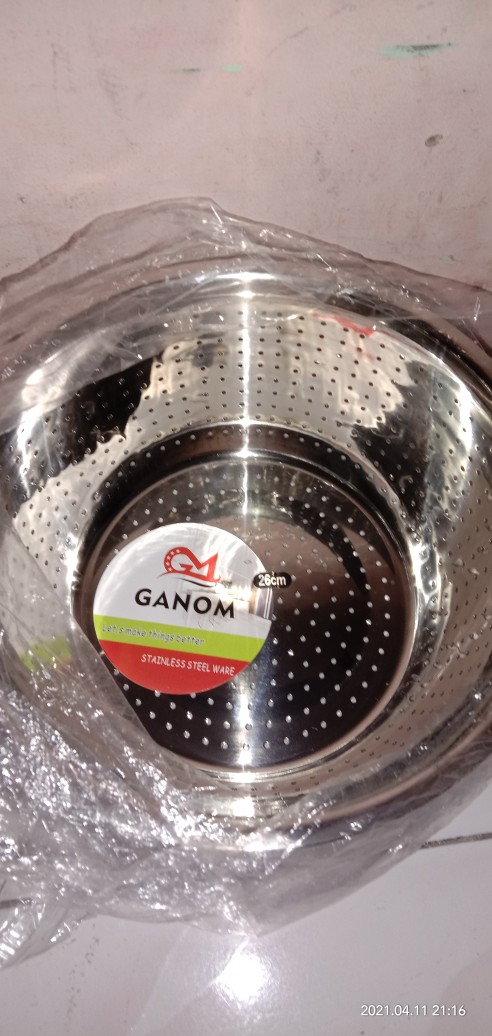 Sangku- Saringan - Tirisan Stainless