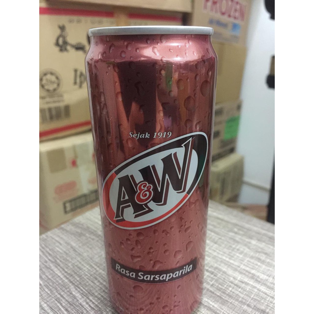 Jual Aw Aandw Rasa Sarsaparila Kaleng 330 Ml Harga Satuan Shopee