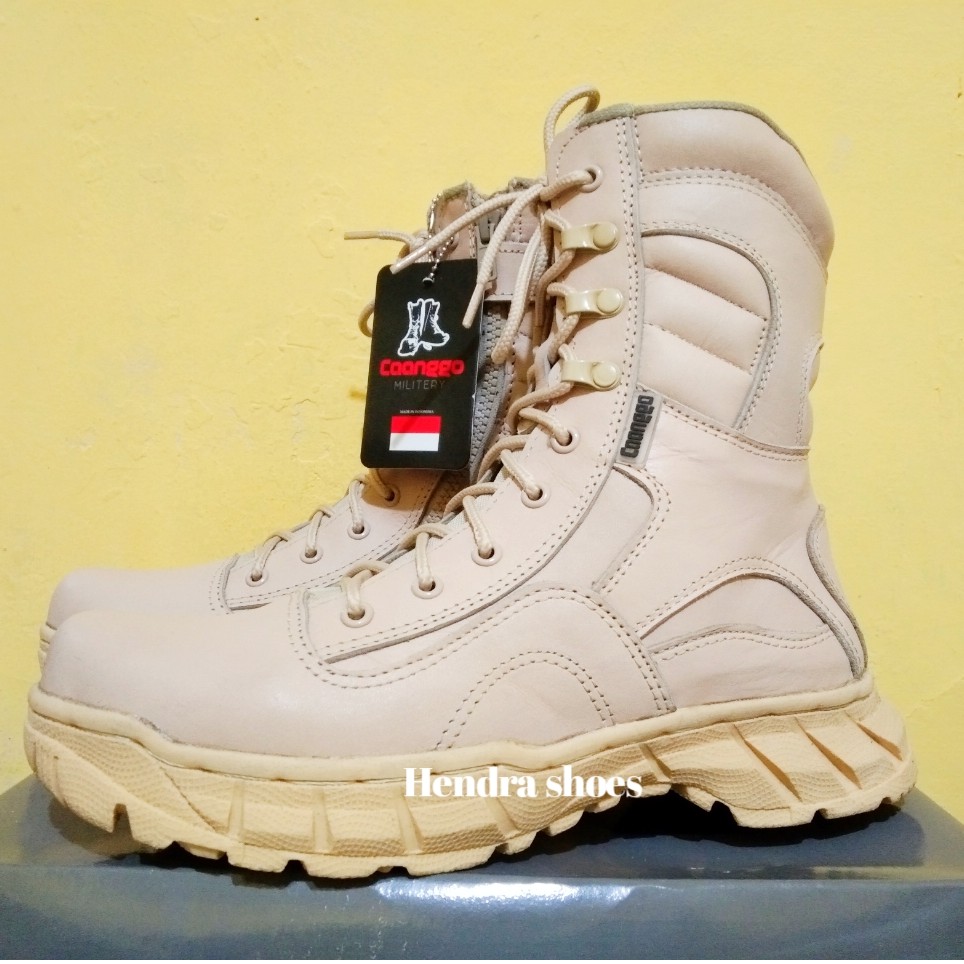 SEPATU PDL KREM GURUN SEPATU PDL TNI POLRI SATPOLPP CAANGGO PDL GURUN