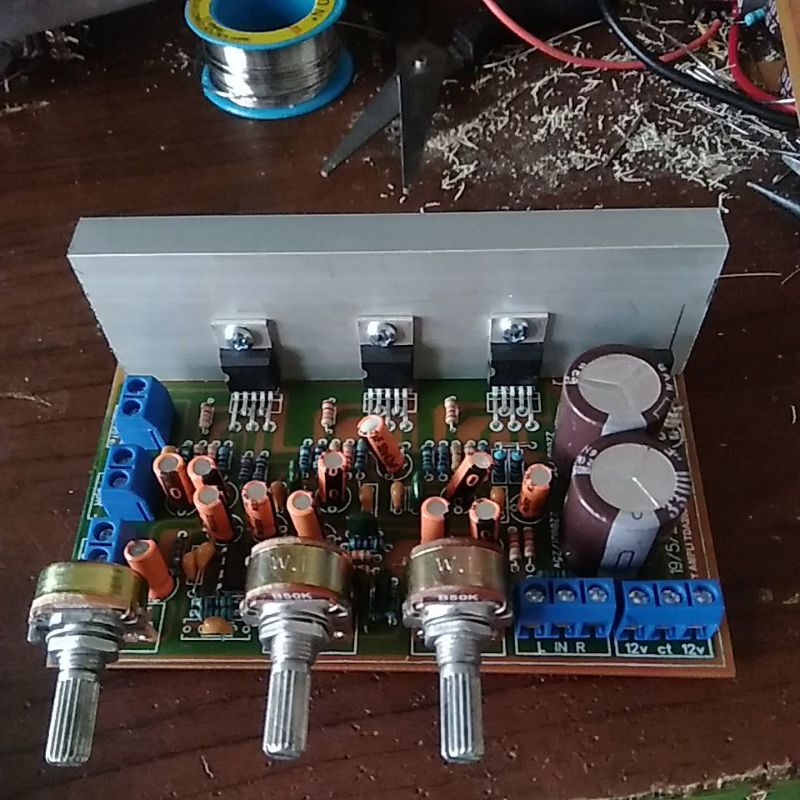 DISKON kit diy amplifier 2.1 tda 2030 **