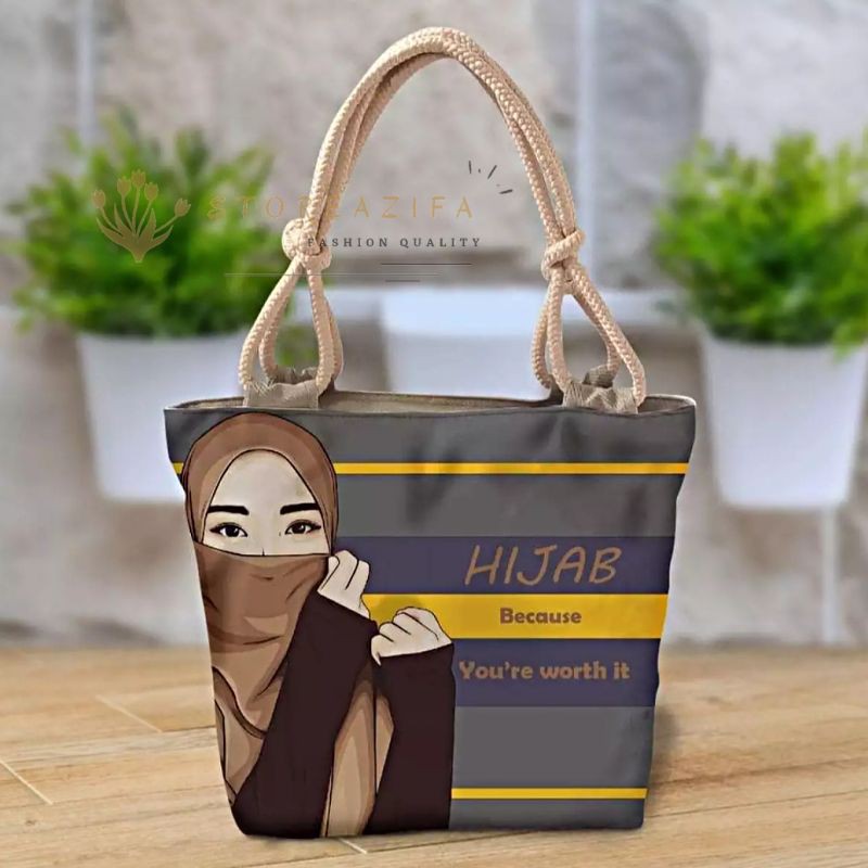 Tas Wanita Tas Totebag Wanita Printing