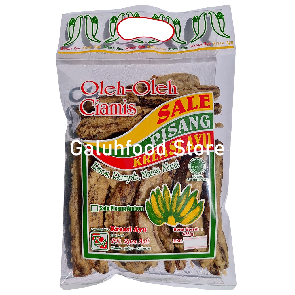 

Sale Pisang Kering Jari Ambon Kreasi Ayu Ciamis 425gr