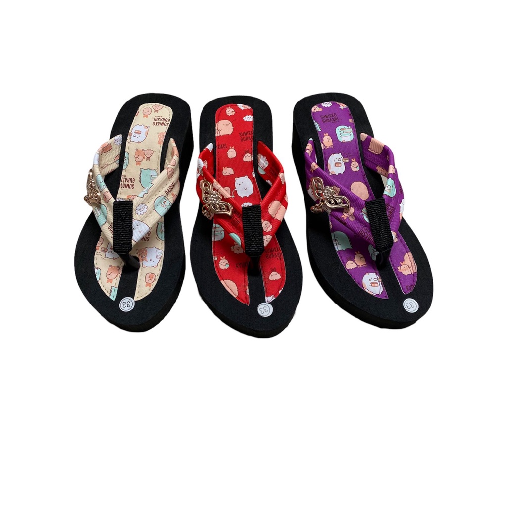 SANDAL KARAKTER ANAK WEDGES SUMIKKO