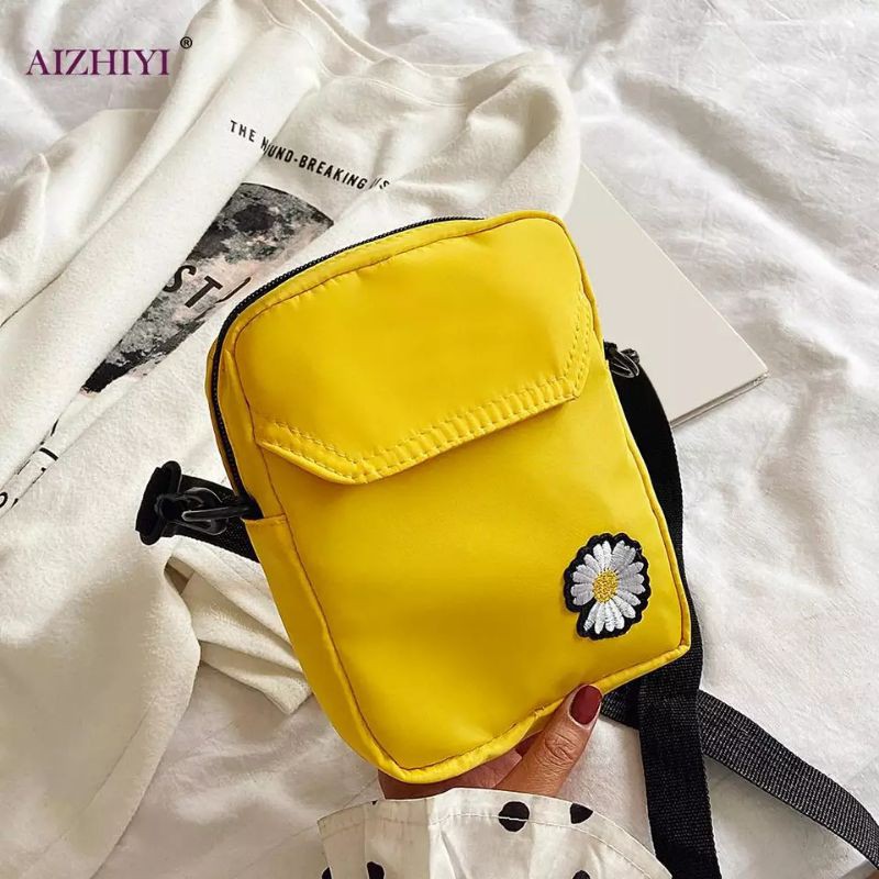 Tas Selempang Wanita Daisy Bunga Tas HP