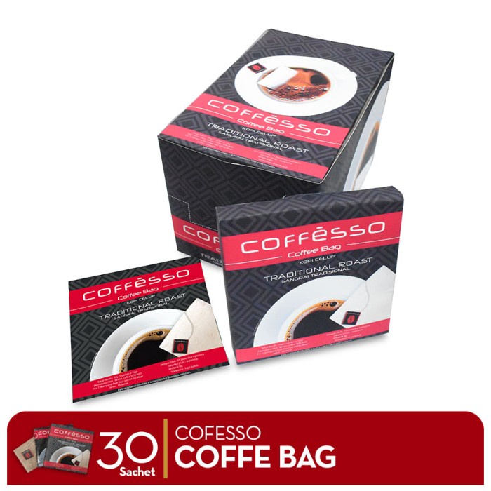 

ds011css Coffesso Coffee Bag 30Sachet - Kopi Celup Pertama Di Indonesia Ds20X11