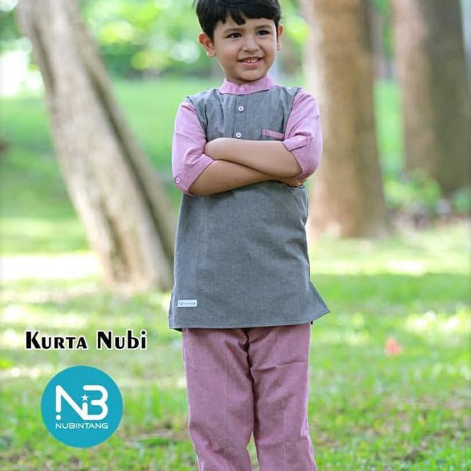 baju koko anak termurah BAJU KOKO ANAK KURTA NUBI NUBINTANG JUNIOR SIZE 6 8 10 KOKO & CELANA ready