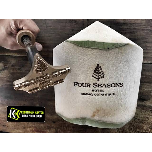 

Stempel bakar emboss hot stamp Untuk kue kayu kulit ban coconut/Kelapa
