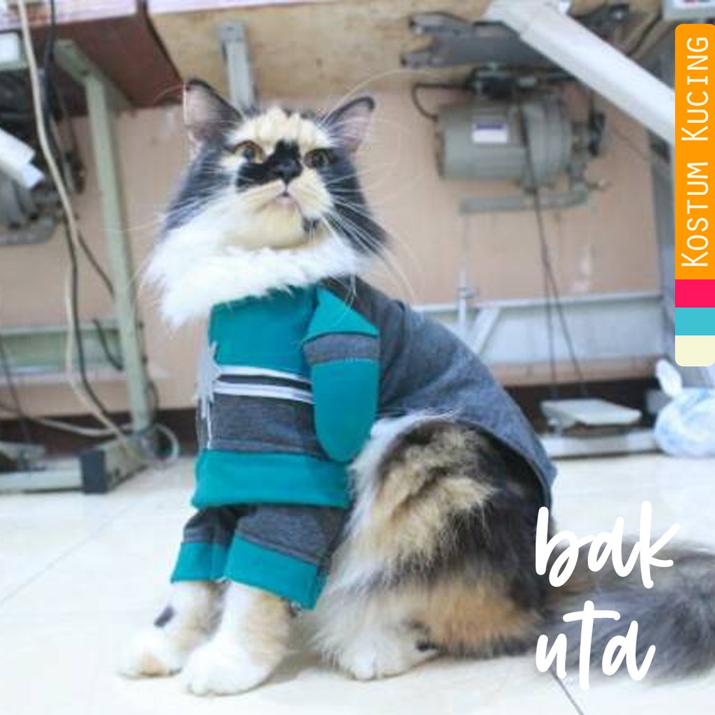 Kostum kapten marvel original model untuk kucing dan anjing / baju kucing murah size S M L XL