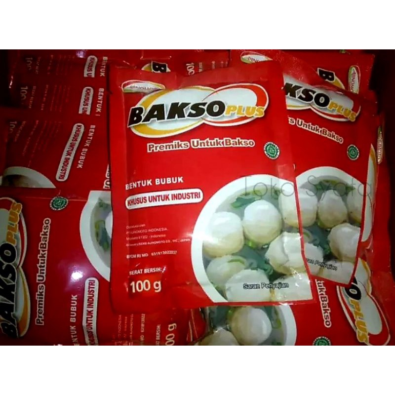 TEPUNG PREMIKS BAKSO | BAKSO PLUS 100gram | BAKSO PLUS AJINOMOTO | BAKSO ENAK