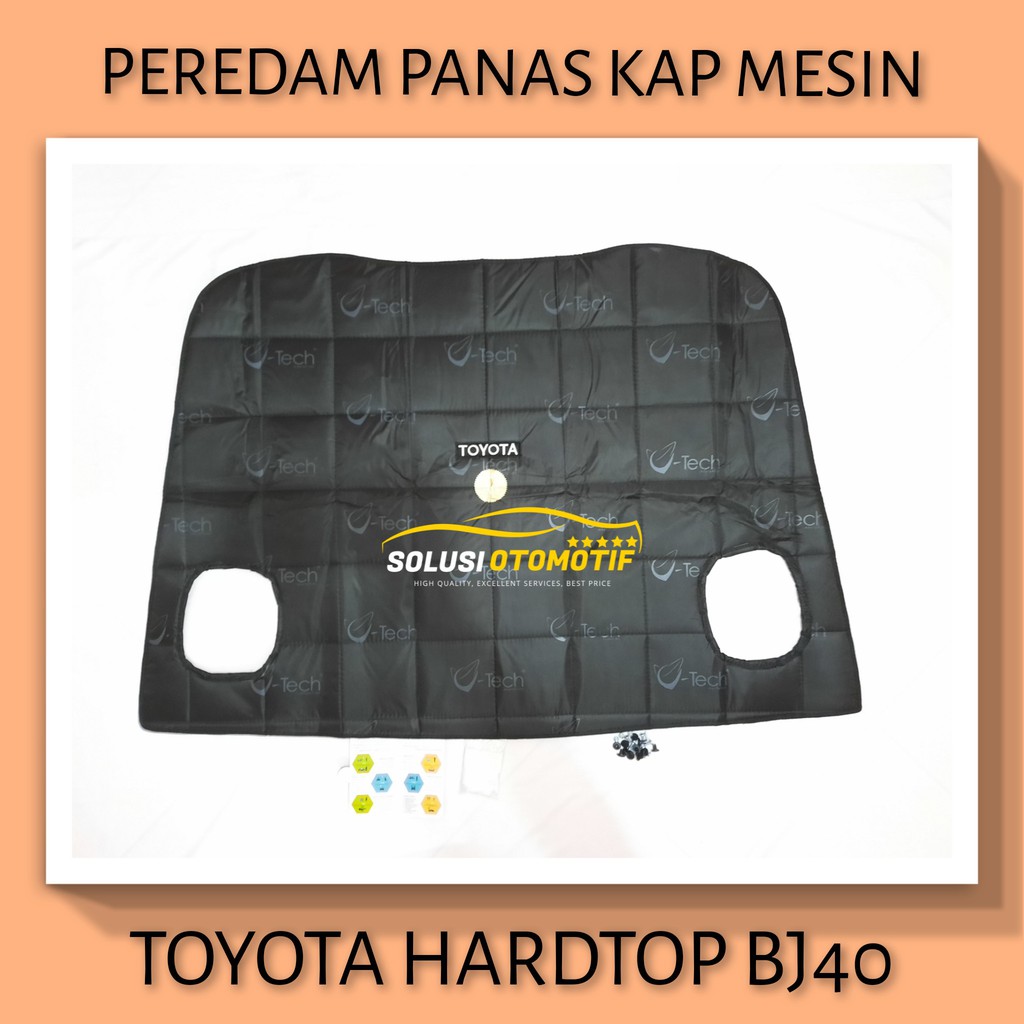 TOYOTA HARDTOP BJ40 FJ40 Peredam Pelindung Panas Kap Mesin Aksesoris Variasi Mobil VTECH Ori