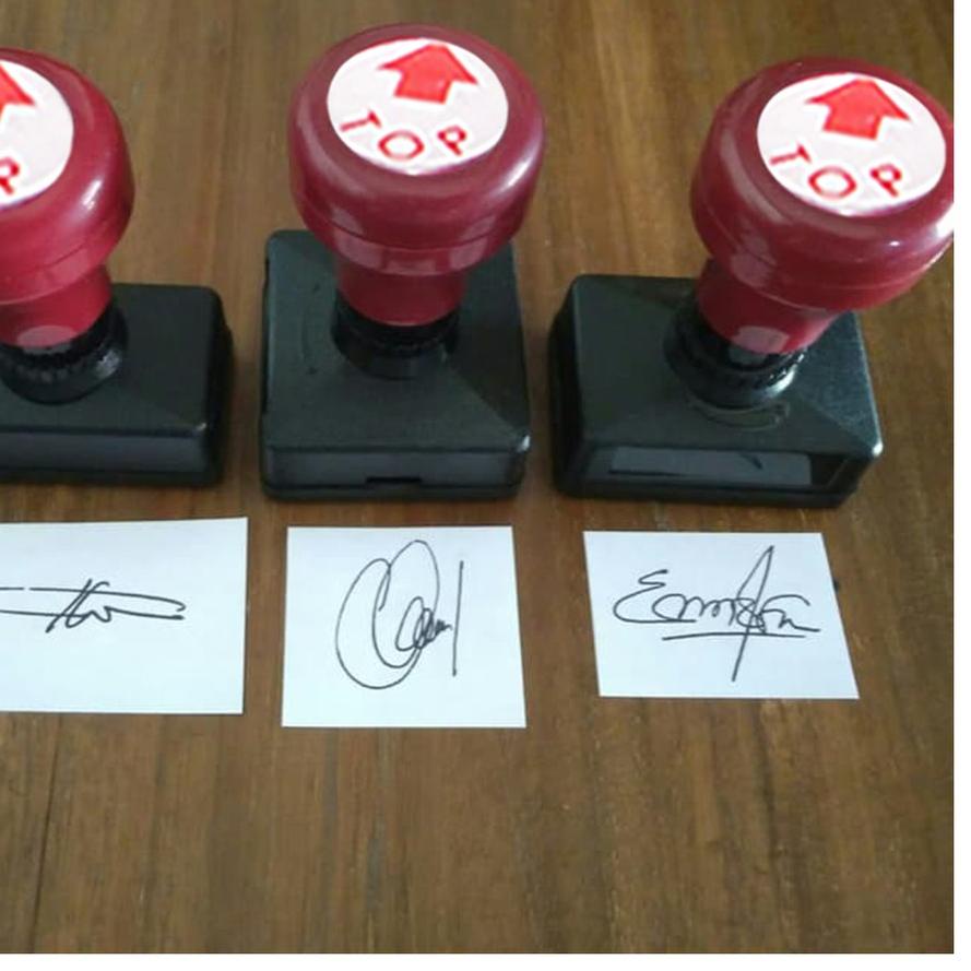 

New STEMPEL OTOMATIS TANDA TANGAN / PARAF 1 WARNA.,