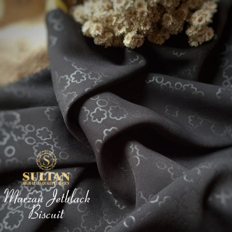 Kain Abaya Sultan Mazen Emboss BISCUIT