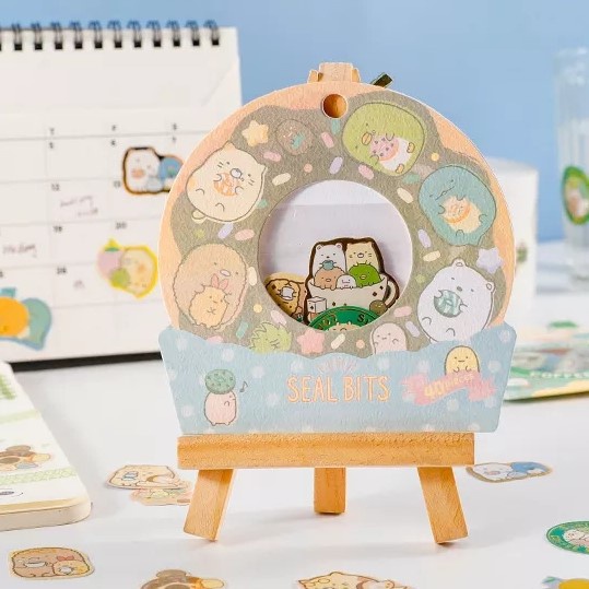 

Sumikko Gurashi Donut Version Stickers - Stiker Sumikko Gurashi Donat Lucu
