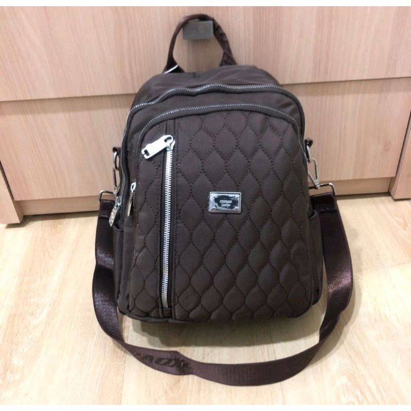 ORIGINAL Tas Ransel Chibao Wanita IMPORT KOREA Elegan Design Tebal Anti Air Best Seller Terbaru