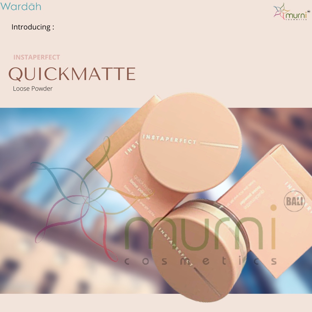 WARDAH INSTAPERFECT QUICKMATTE LOOSE POWDER 9G