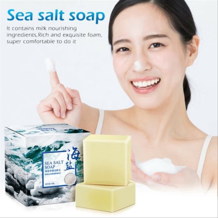 Sea Salt Soap Sabun Jerawat Dari Bahan Alami Garam Laut