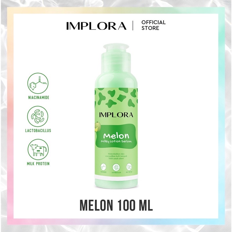 Implora Milky Body Lotion Serum 60ml/ 100ml