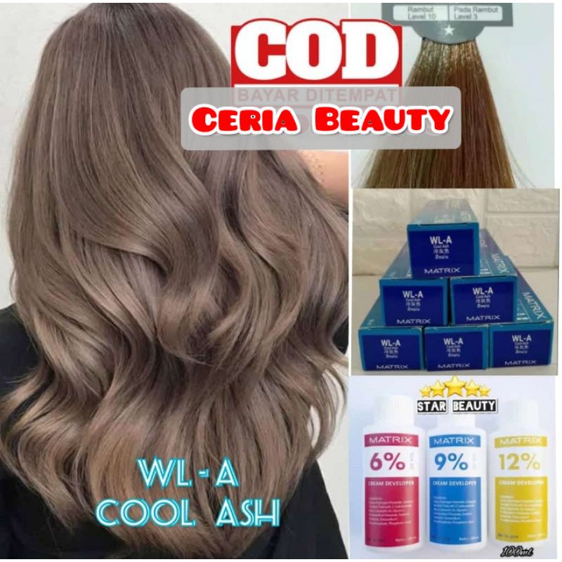 Matrix Wonder Light Cool Ash 90ML Cat Rambut Matrix