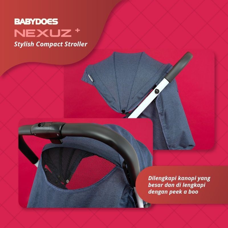 Stroller Bayi Babydoes Nexus KL 729 SN Nexuz+ Plus Kereta Dorong Bayi