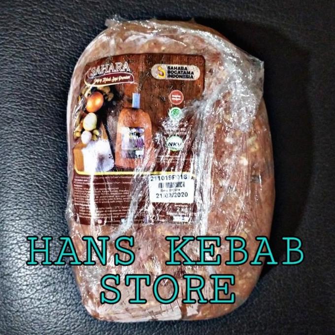 

MAKANAN BEKU / DAGING KEBAB SAHARA PREMIUM TANPA TIANG 2 KG NON COD