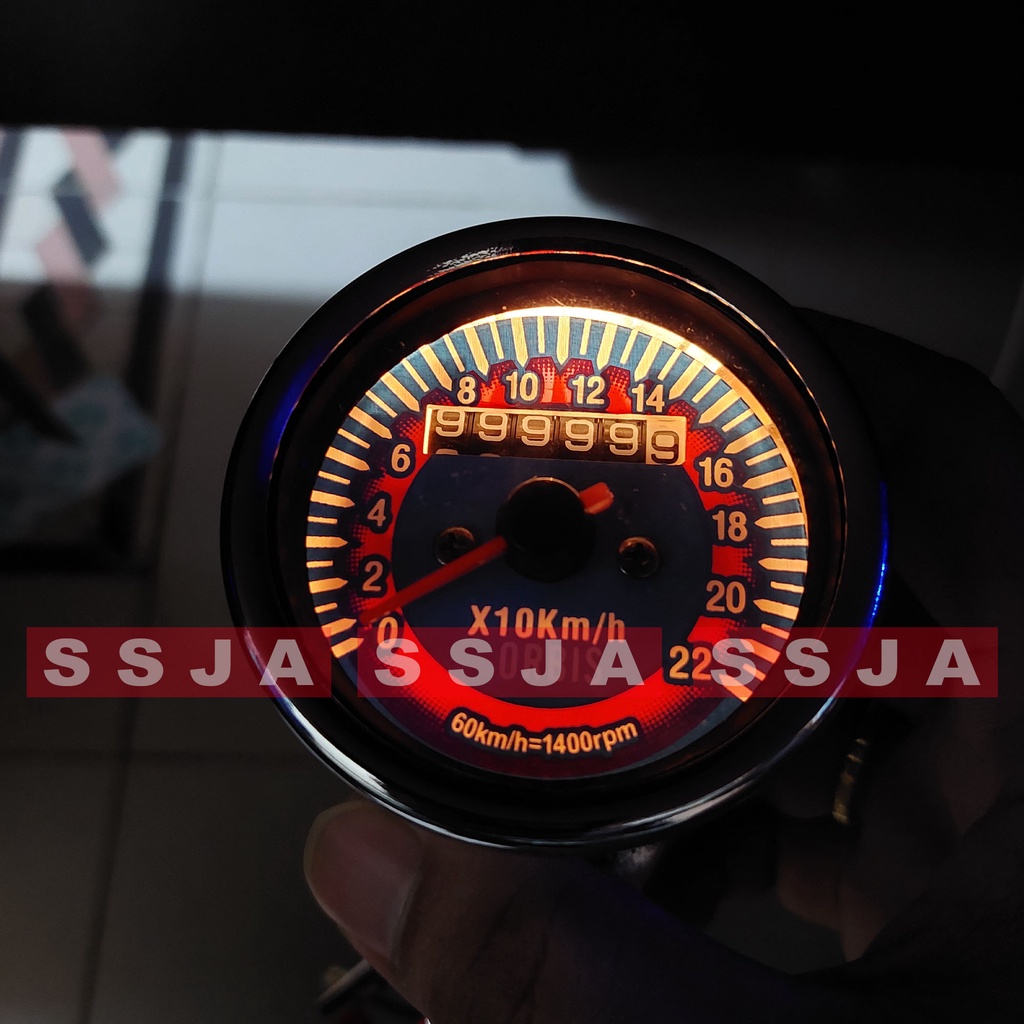 Speedometer LED/ Indikator RPM/ Kilometer LED Universal JYKT19