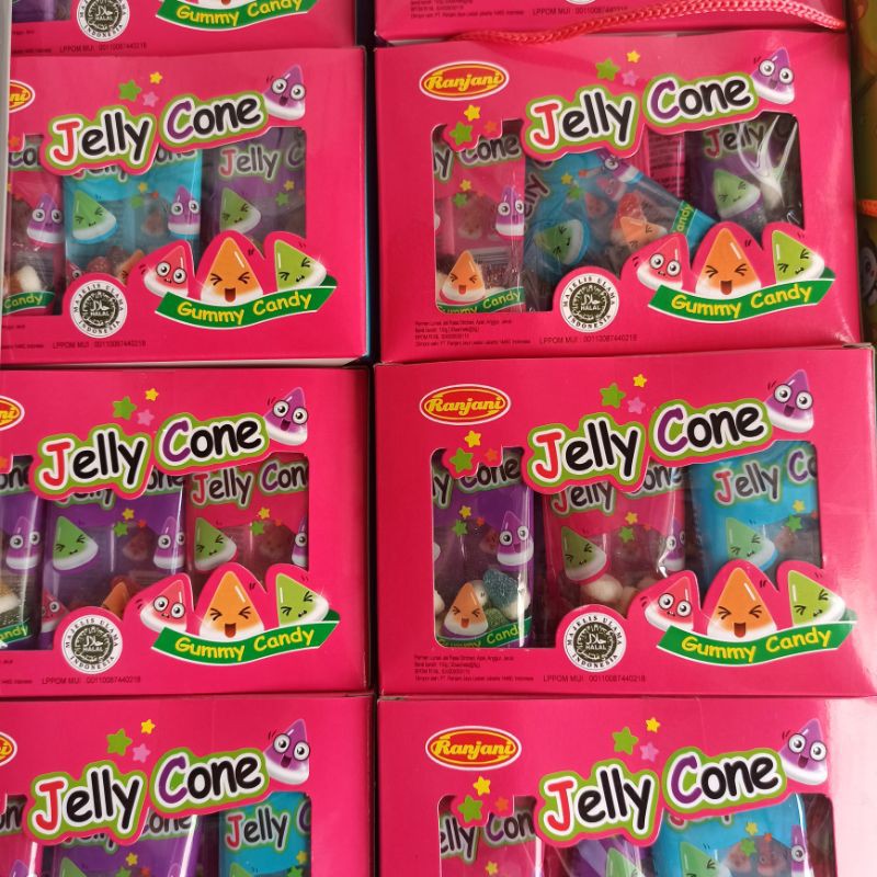 

Permen Ranjani Jelly Jeli Cone Gummy Candy 5g