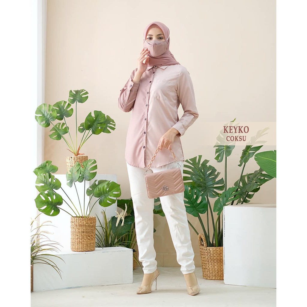 RIJEK MINOR KEYKO Kemeja Kombinasi by Hijab Mamah icis