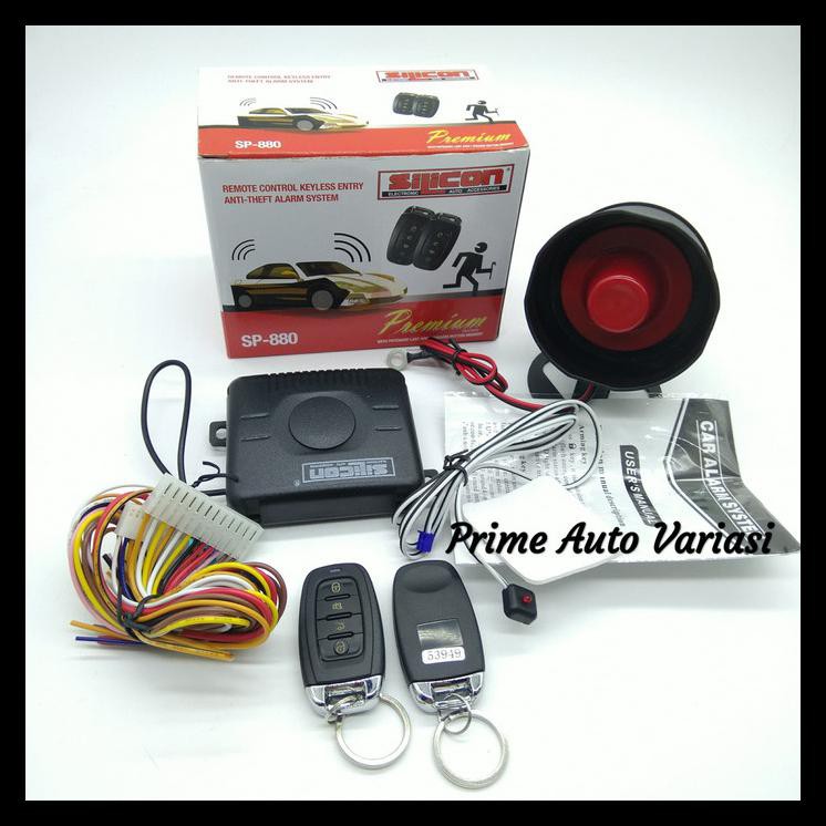 TERMURAH ALARM MOBIL SILICON SP - 880 PREMIUM 