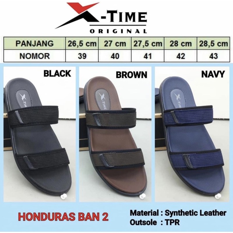 SENDAL PRIA X-TIME TERBARU 2020 TIPE HONDURAS BAN 2 100% ORIGINAL || FIRST HANDED