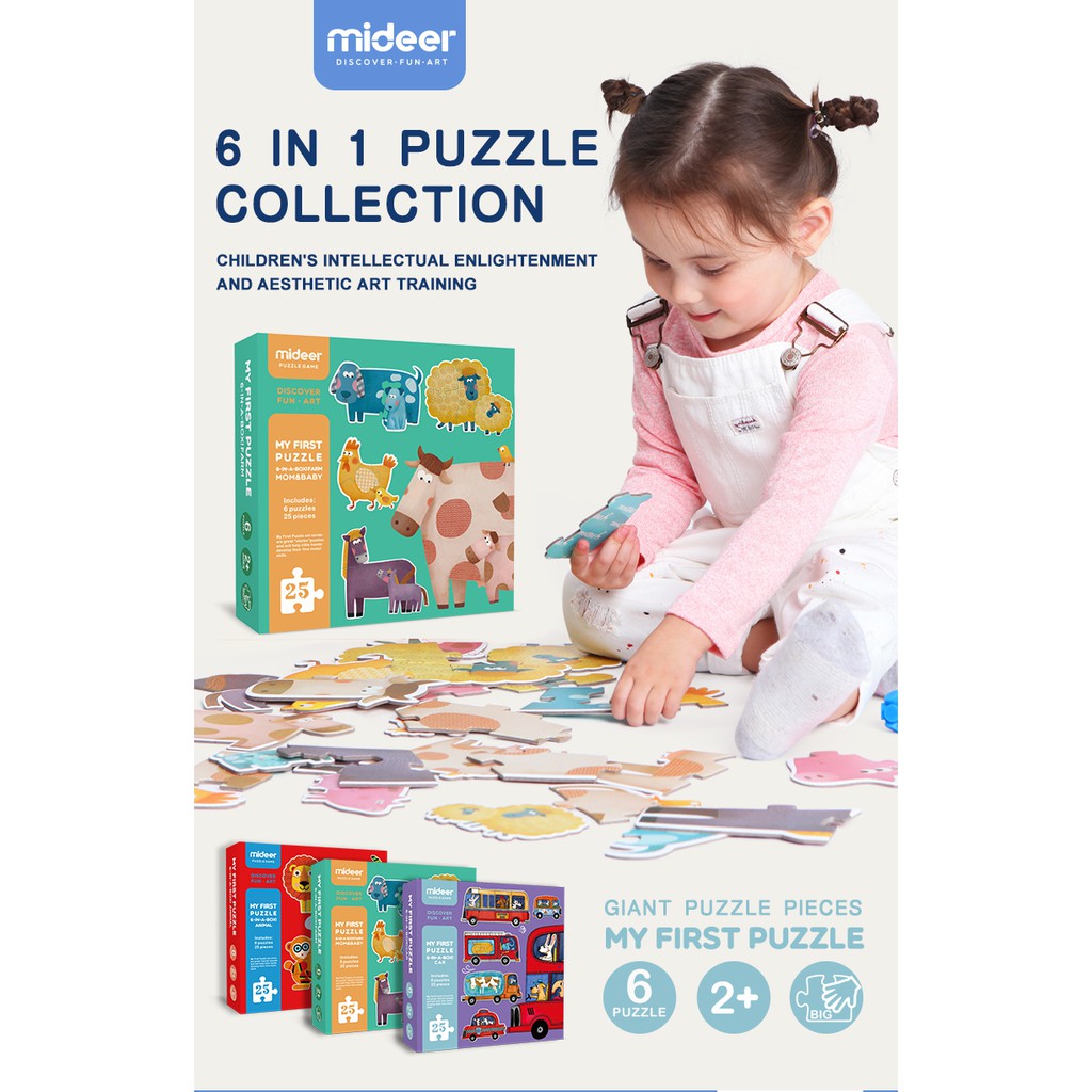 TweedyToys - Mideer My First Puzzle Dus