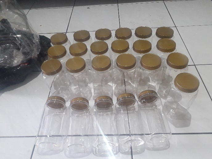 Toples Hexagonal 700 Ml Tebal