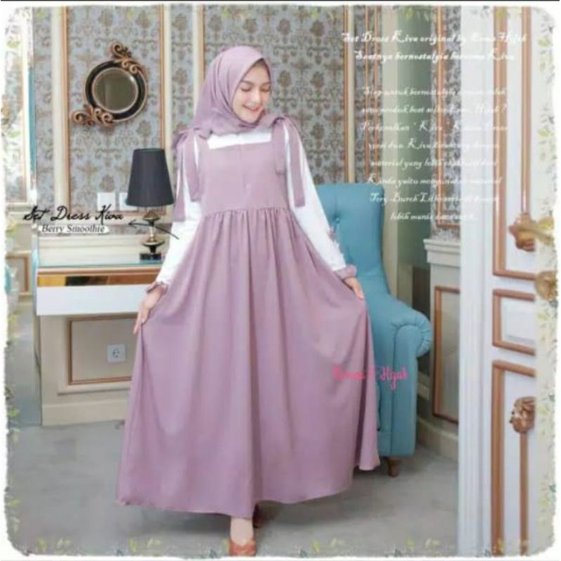 Gamis dress terbaru termurah Kiva Dress