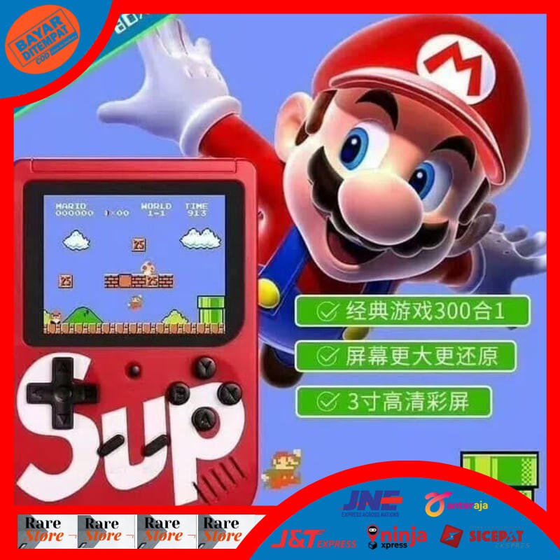 Game Boy Gameboy Retro Sup Game Box 400in1 Portable 8 Bit Classic Game - Putih
