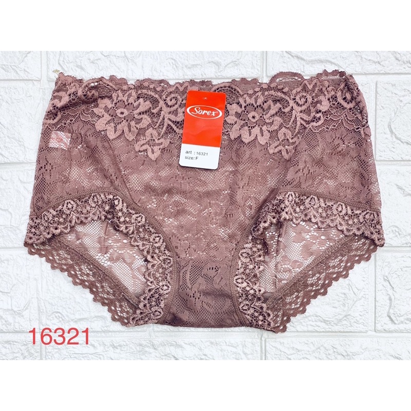 CD | Celana Dalam Wanita Semi Transparan SOREX 16321 &amp; 16322 Freesize