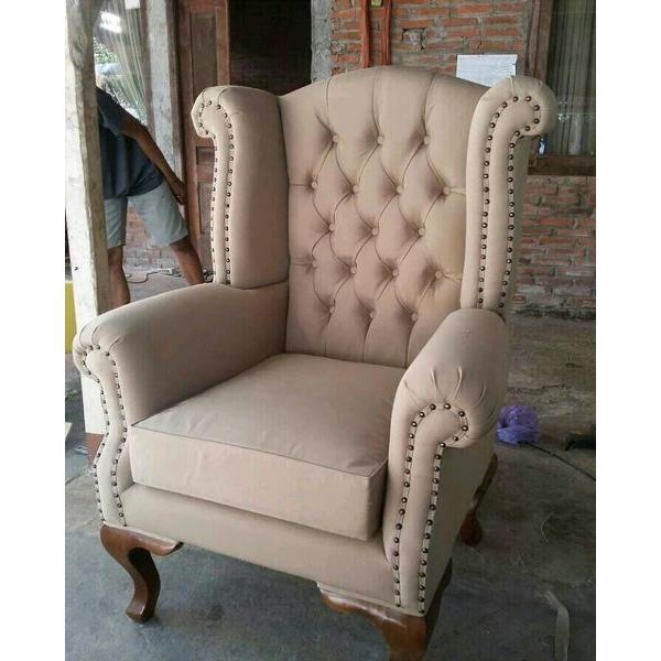 kursi sofa whingchair sofa santai elegant retro minimalis
