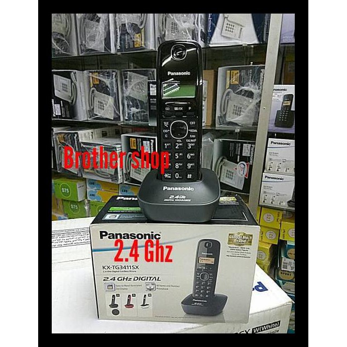 

Telepon wireless Panasonic KX-TG3411BX EKSLUSIF