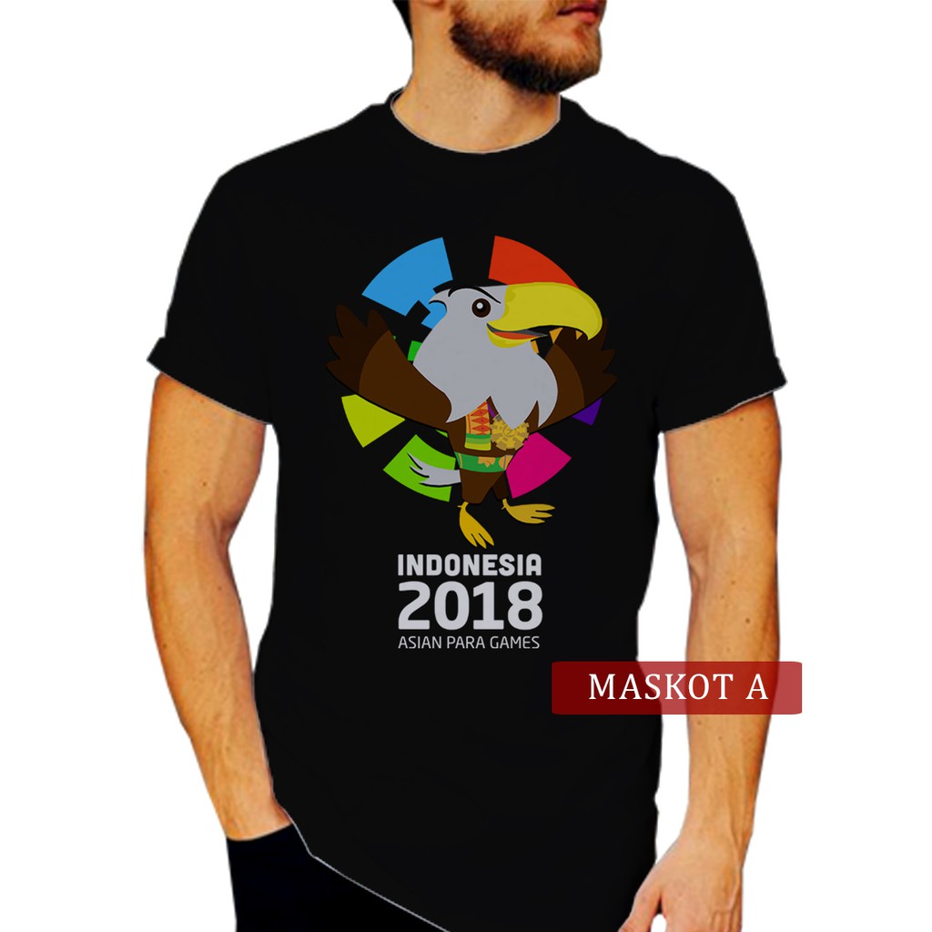KAOS MASKOT ASIAN PARA GAMES 2018 - BLCK