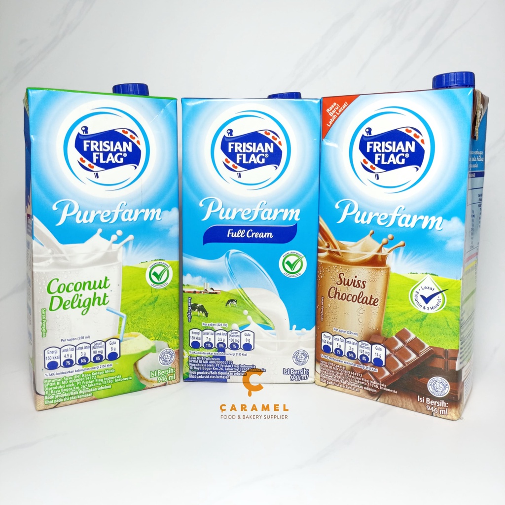 

Frisian Flag Full Cream/Coklat/Coconut 946ml - Susu UHT - Susu Full Cream - Susu UHT 1L