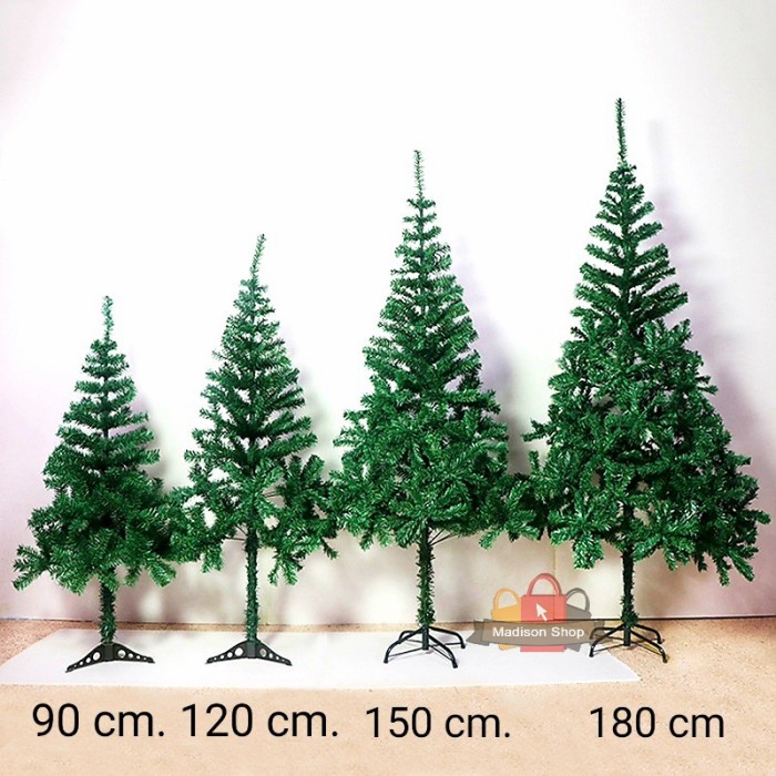 Pohon Natal PP PVC Murah Christmas Tree 2 meter Murah Dekorasi Natal GROSIR Pohon Natal Murah 60CM 90CM 120CM 150CM