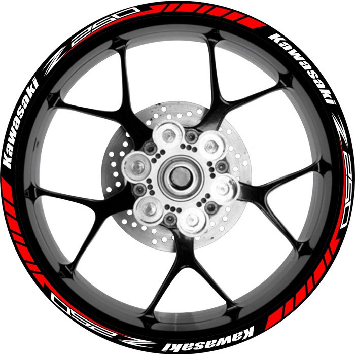 Stiker Motor Kawasaki Z 250 ( Velg 17 Inchi )