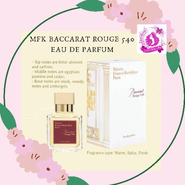 BACCARAT EAU DE PARFUM PUTIH
