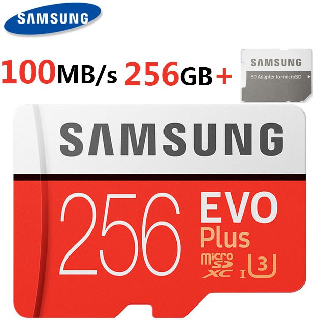 【Ori Samsung】Samsung original Micro sd Kartu Memori TF Class10 Kapasitas256GB Memory card 100MB/Smmc