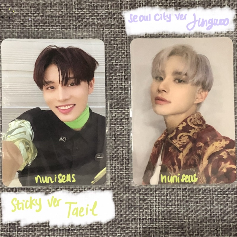 [PC Only] NCT 127 Sticker Photocard - Taeil Sticky/Jungwoo Seoul City