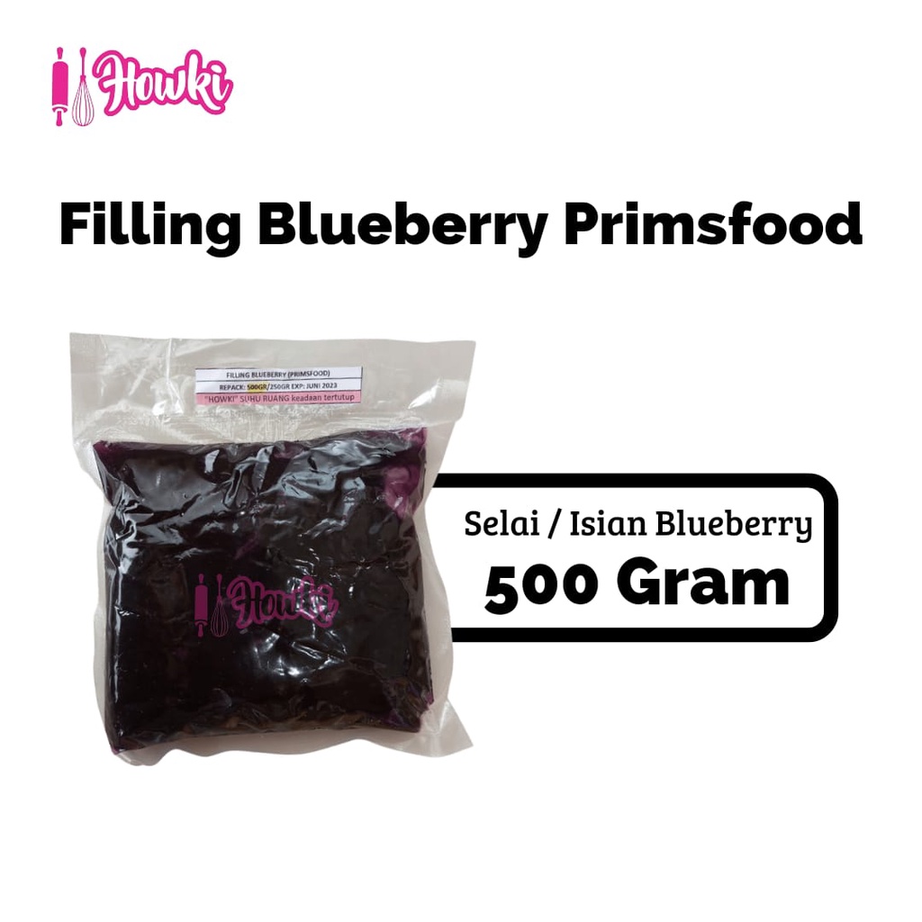 

Filling Blueberry Primsfood / Selai Blueberry Repack 500gr
