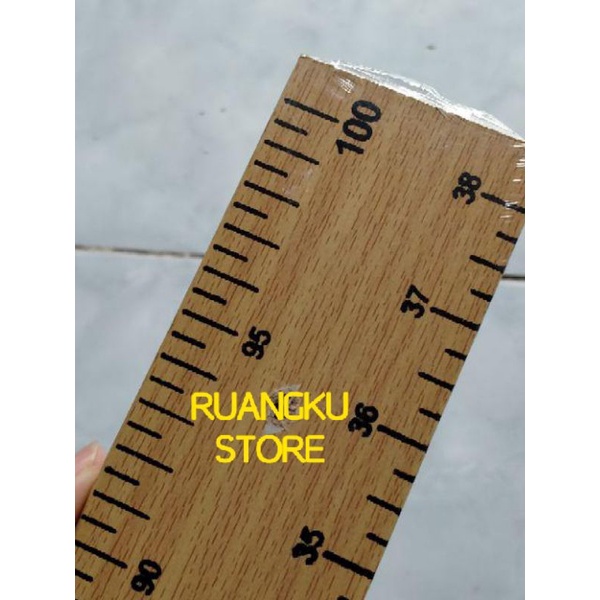 

PENGGARIS KAYU 1 METER (2 BARIS UKURAN) SERBUK KAYU