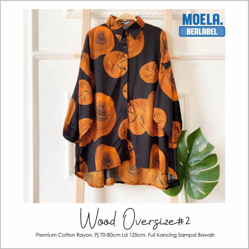 WOOD OVERSIZE TUNIK MOELA / TUNIK WOOD OVERSIZE BY MOELA