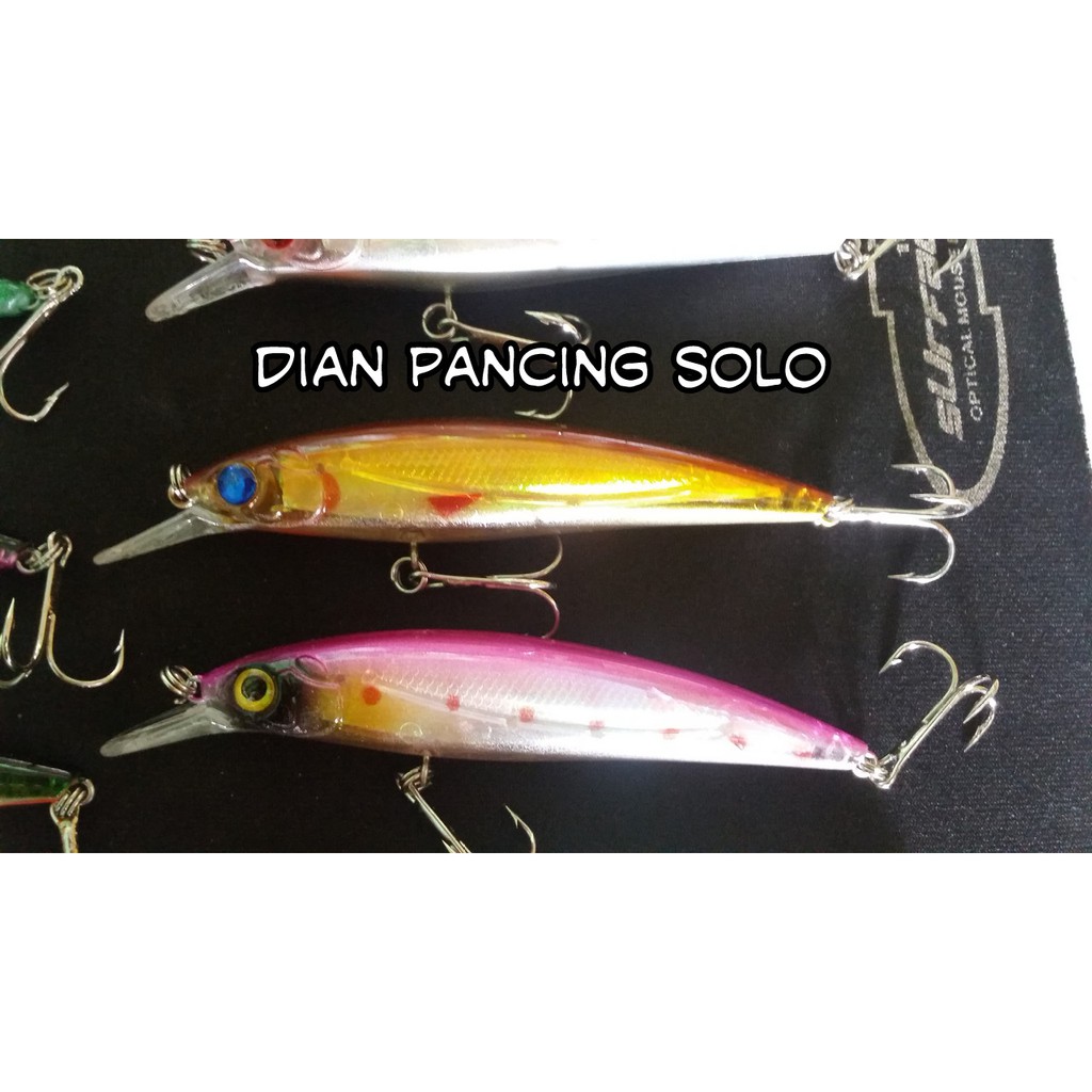 Umpan Mancing Tiruan Berbentuk Ikan Panjang 10 cm Berat 7.2 gr / Umpan Miinow / Umpan Casting