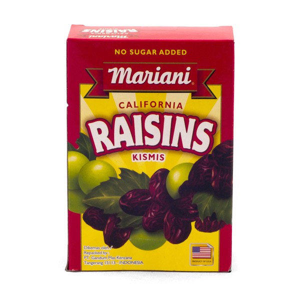 

MARIANI California Raisins 300g - Kismis Tanpa Biji Kemasan Besar